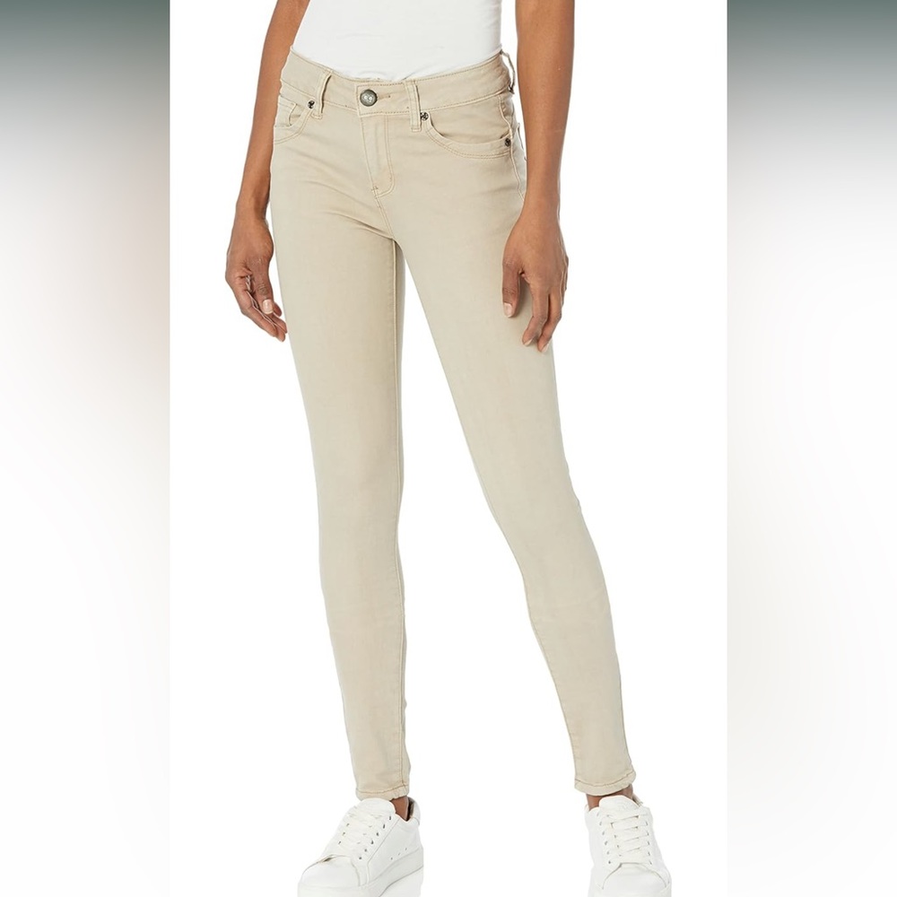 CG JEANS Women's Soft and Fit Skinny Jeans Stretch Comfort Mid Rise New Size 7/8